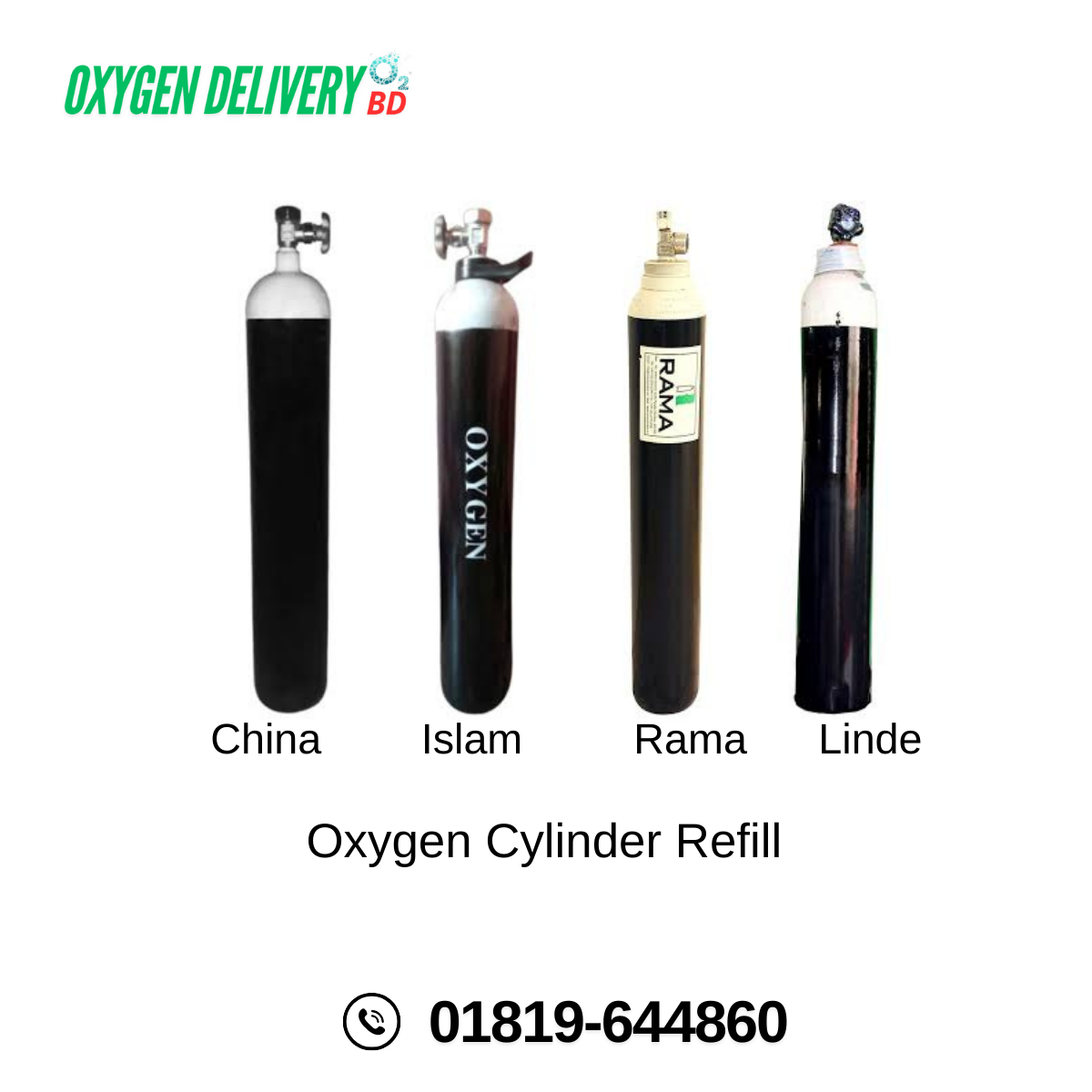 Oxygen Cylinder Refill Price in BD
